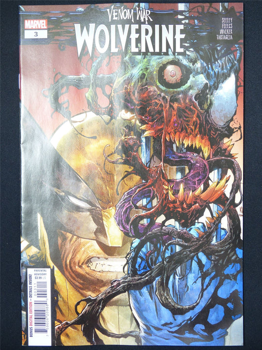 Venom War: WOLVERINE #3 - B&B Jan 2025 Marvel Comic #3TO