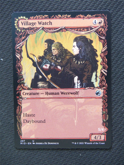 Village Watch Reavers  Showcase - Innistrad - Mtg Card #3MC