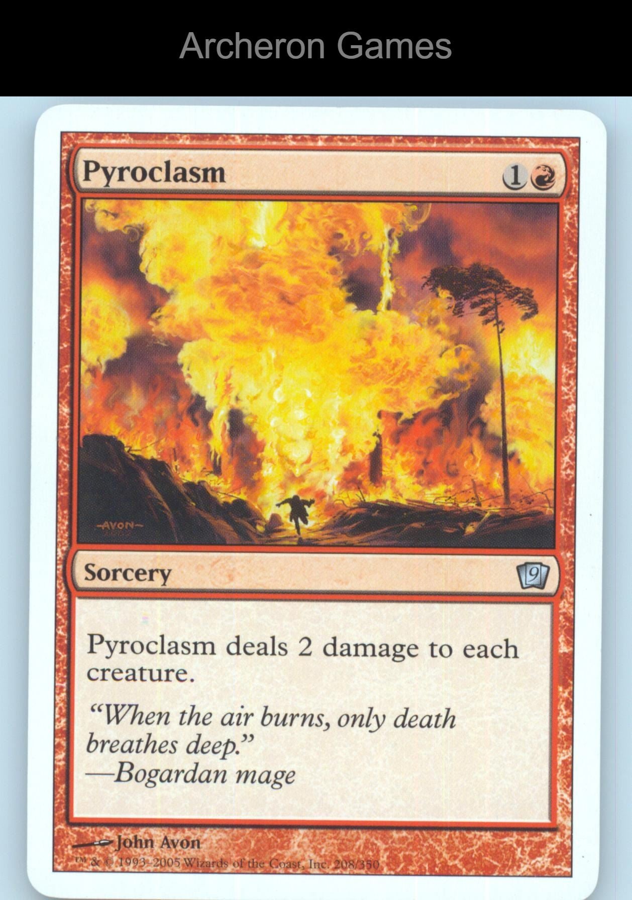 Pyroclasm 210 UC MTG Card 8th Edition