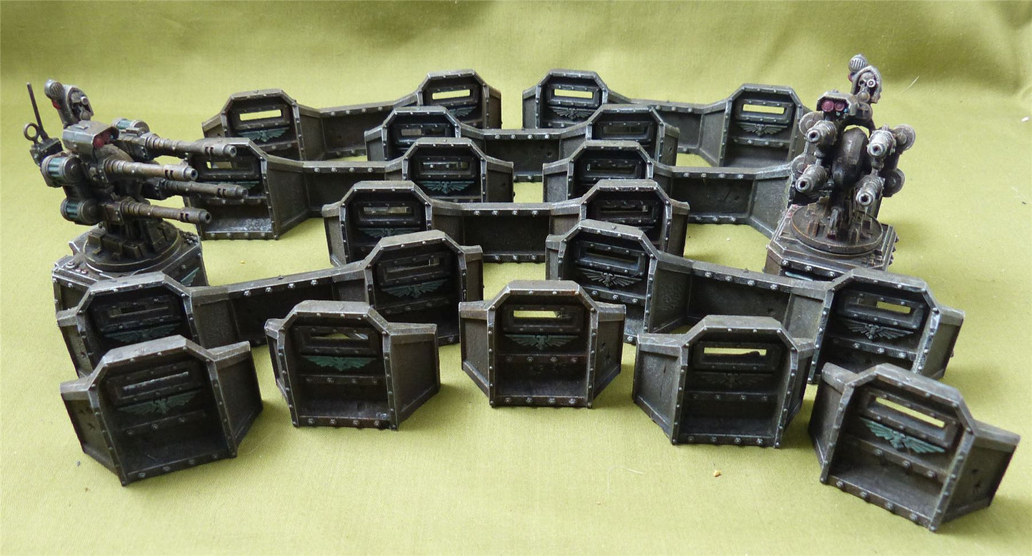 Aegis Defence Line painted - Astra Militarum - Warhammer 40K #2YD