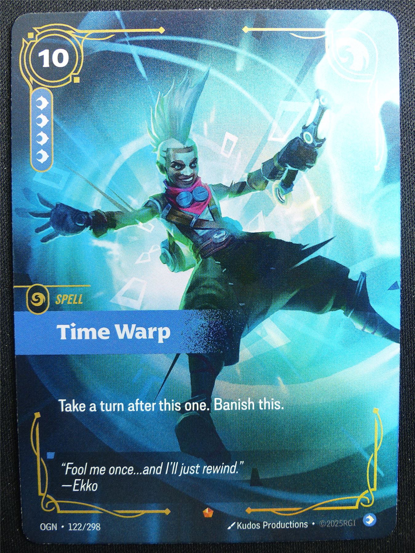Time Warp 122/298 Epic Rare Foil - OGN - Riftbound Card #2CY