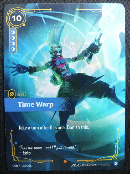 Time Warp 122/298 Epic Rare Foil - OGN - Riftbound Card #2CY