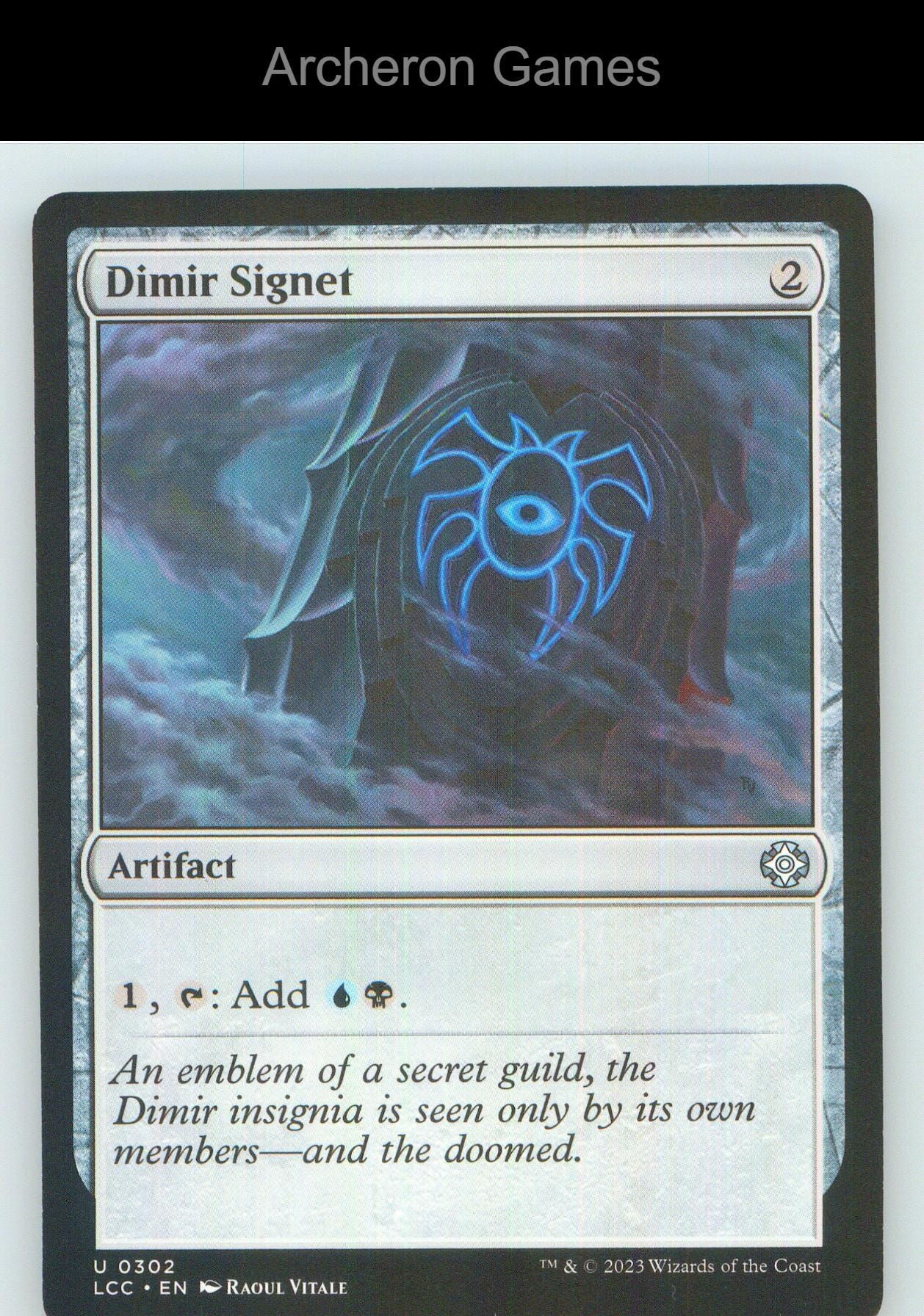 Dimir Signet LCC 302 C MTG Card NM/EX+