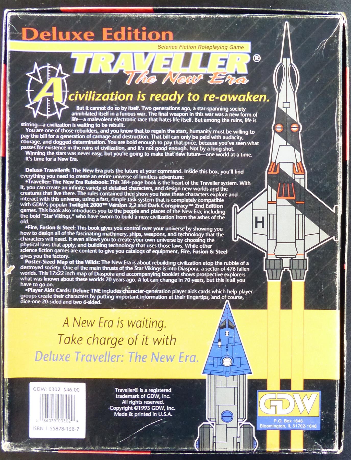 Traveller The New Era Roleplaying Game Deluxe Edition OOP #1XU