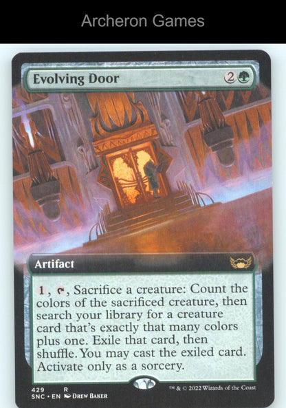 Evolving Door (Extended Art) 429 R MTG Card Streets of New Capenna