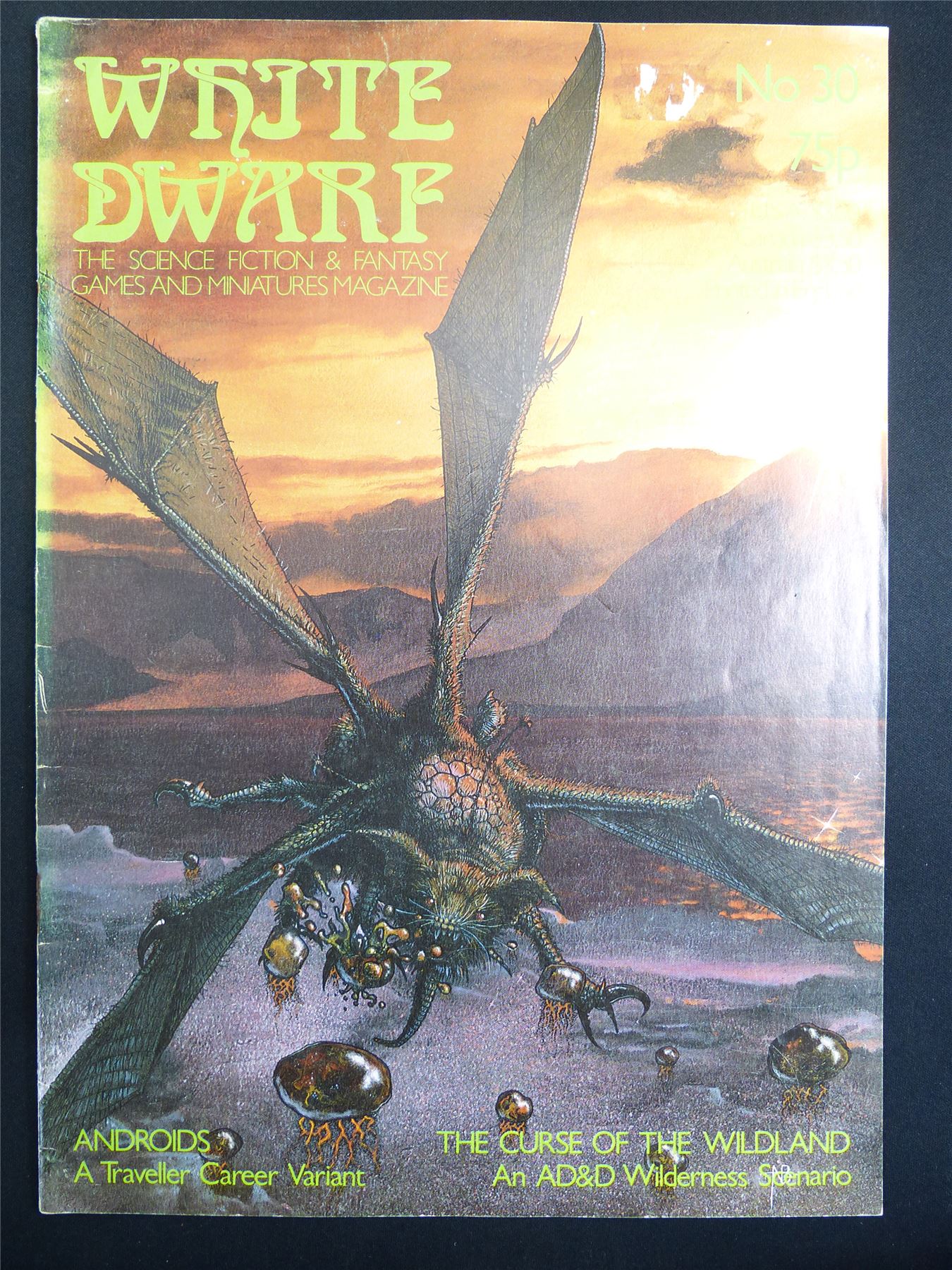 Vintage White Dwarf #30 OOP - Warhammer Magazine #KM