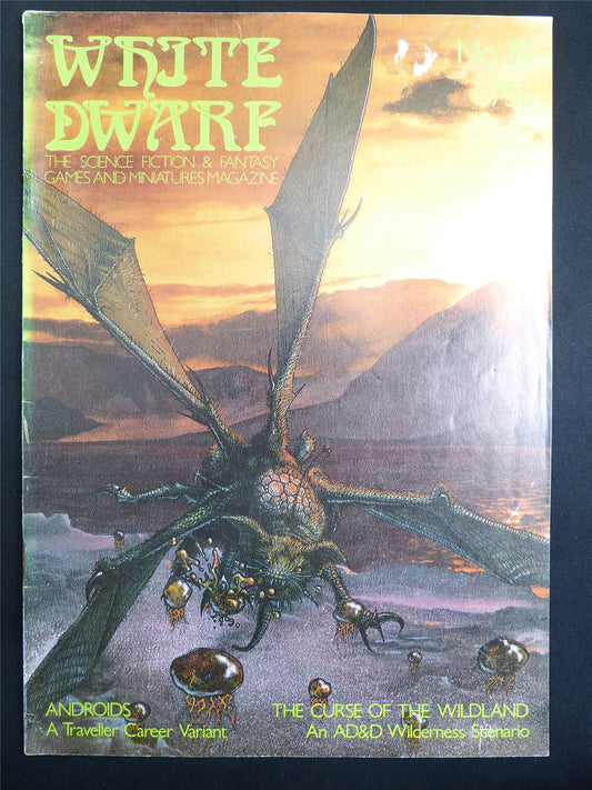 Vintage White Dwarf #30 OOP - Warhammer Magazine #KM