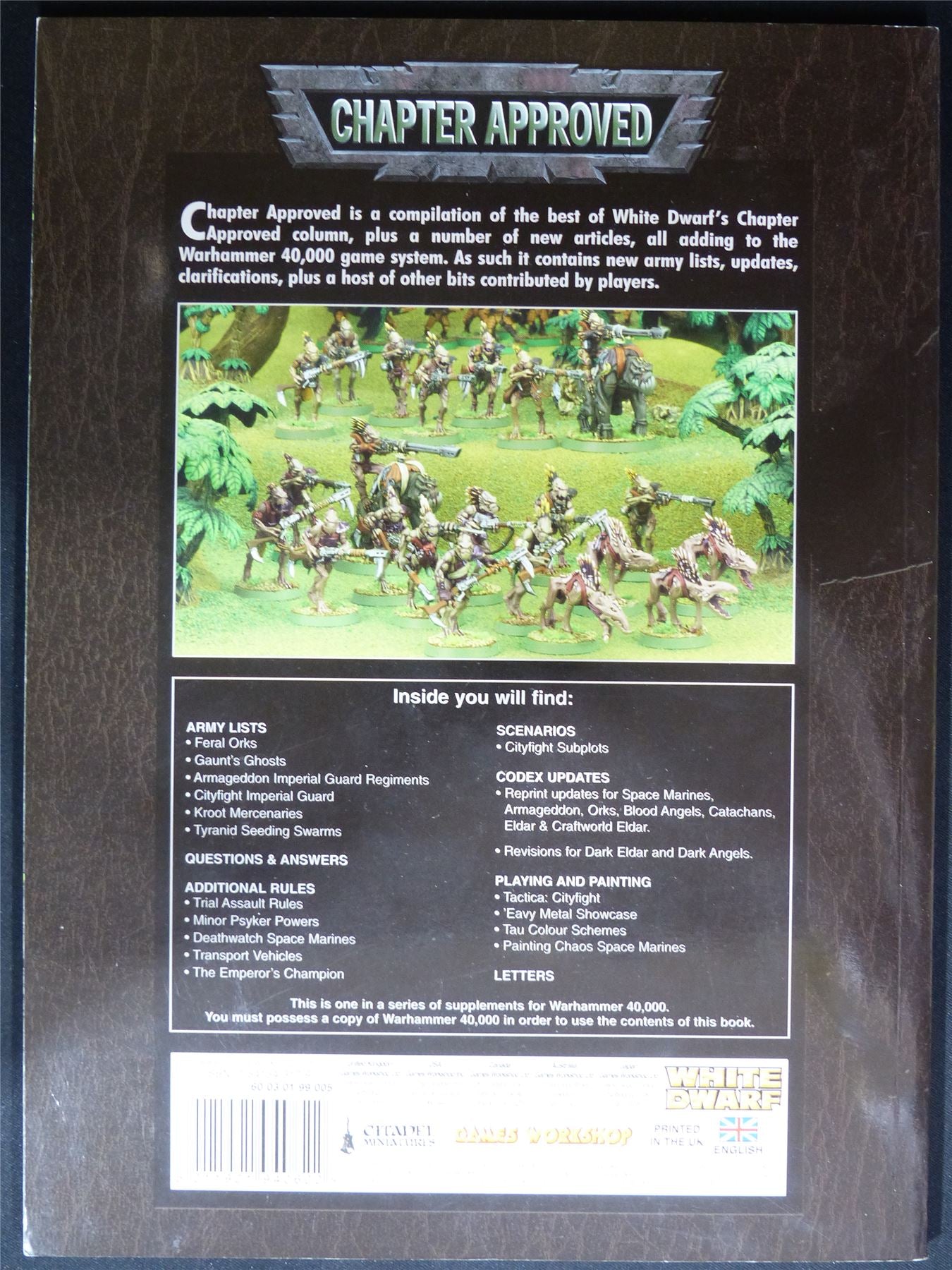 Chapter Approved 2003 Softback - Warhammer 40K #1P3