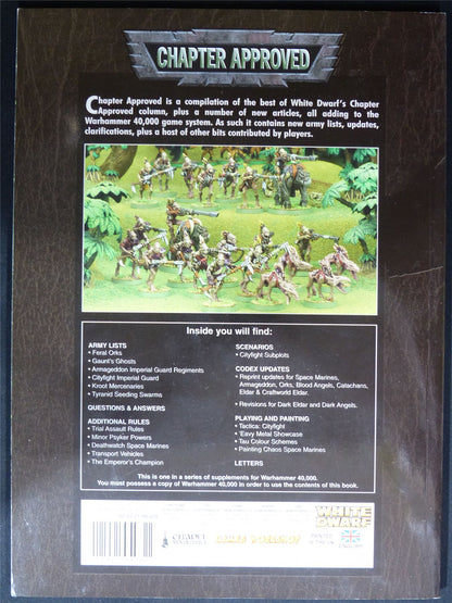 Chapter Approved 2003 Softback - Warhammer 40K #1P3