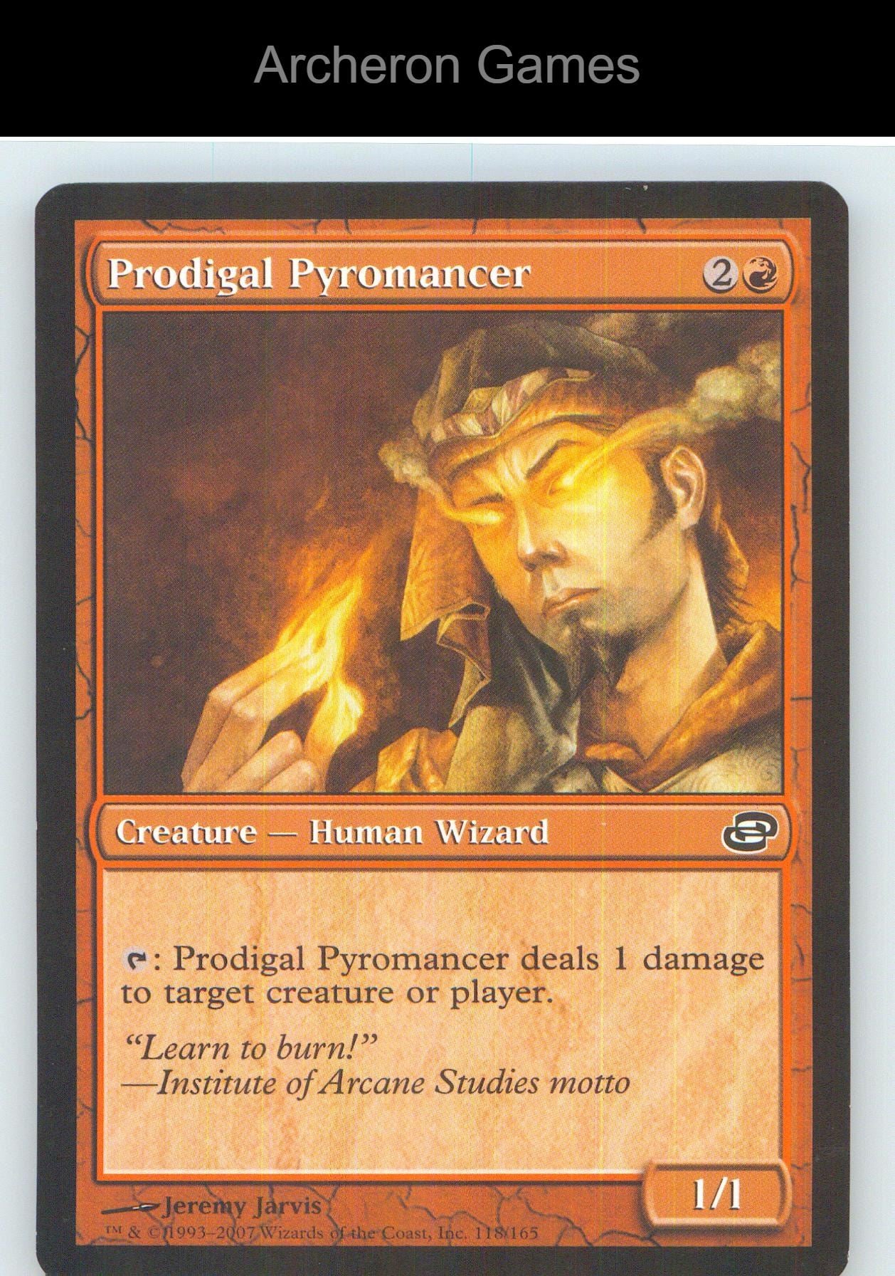 Prodigal Pyromancer PLC 118 C MTG Card NM/EX+
