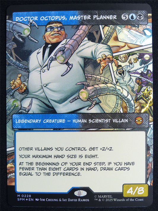 Doctor Octopus Master Planner Borderless Foil - SPM - Mtg Card #4IW