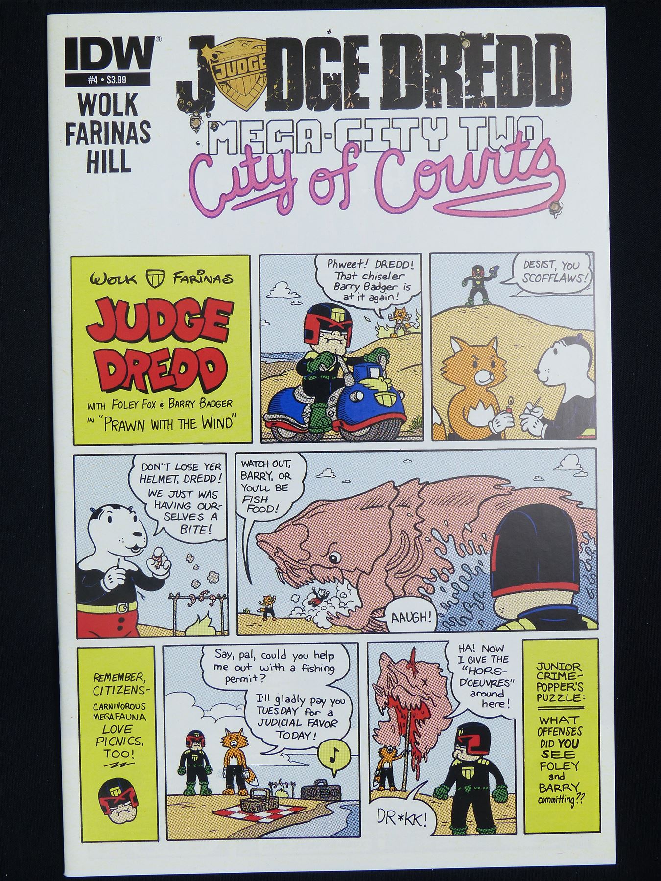JUDGE Dredd: Mega-City Two: City of Courts #4 - IDW Comic #1OB