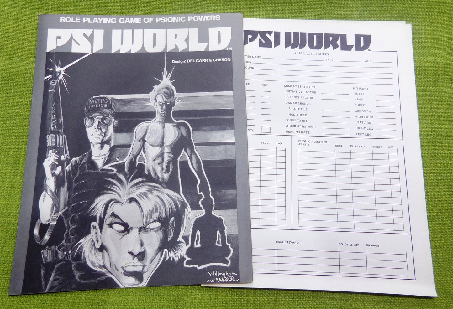 PSI WORLD Roleplaying game of Psionic Powers 2301 #60