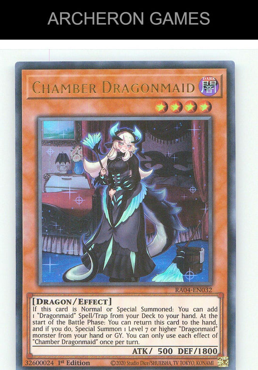 Chamber Dragonmaid (UR) Ultra Rare YUGIOH Card 1st Edition