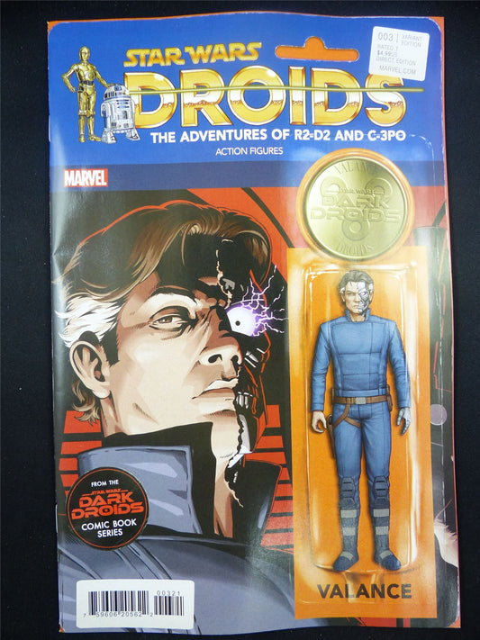 STAR Wars: Dark Droids #3 Retro Toy Variant - Dec 2023 Marvel Comic #196