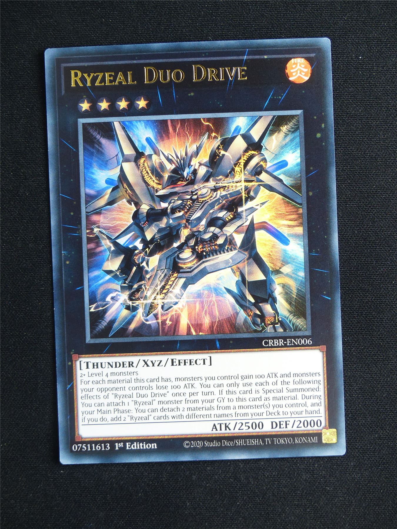 Ryzeal Duo Drive CRBR Ultra Rare - 1st ed Yugioh Card #23M