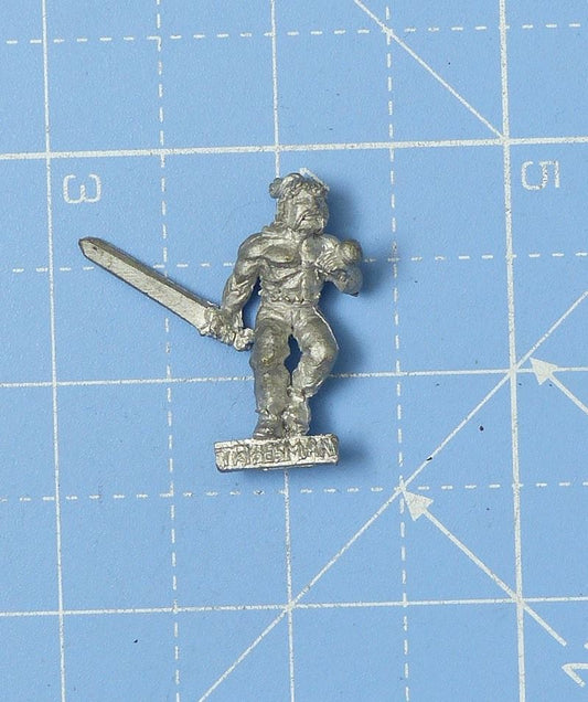 Classic Metal Tribesman - Warhammer Old World #2LE
