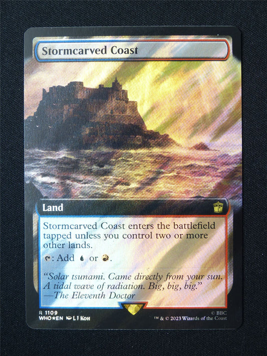 Stormcarved Coast Extended Surge Foil - WHO - Mtg Card #78D