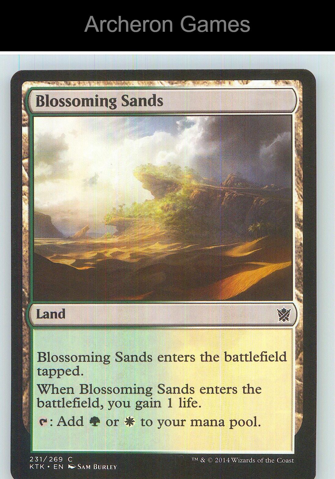 Blossoming Sands KTK 231 C MTG Card NM/EX+