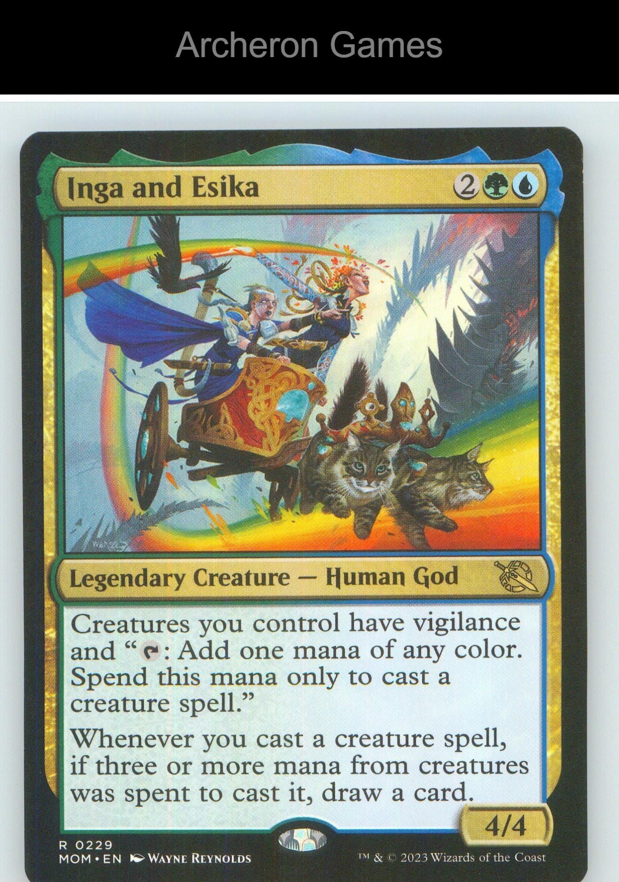 Inga and Esika MOM 229 R MTG Card NM/EX+