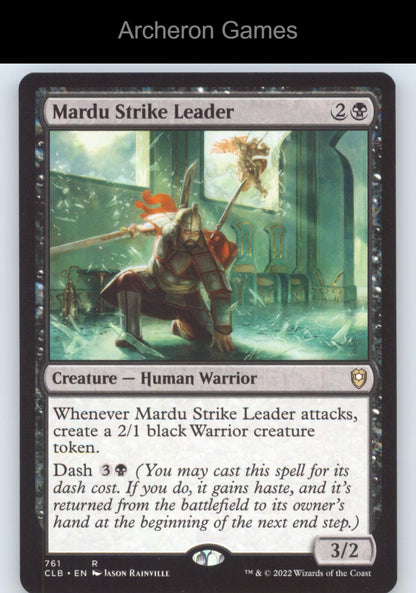 Mardu Strike Leader 761 R MTG Card Commander Legends: Battle for Baldur's Gate