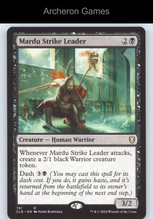 Mardu Strike Leader 761 R MTG Card Commander Legends: Battle for Baldur's Gate