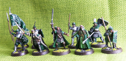 LOTR Mesbg Arathorn and Halbeth Arnor Painted - Warhammer AoS 40k #CN