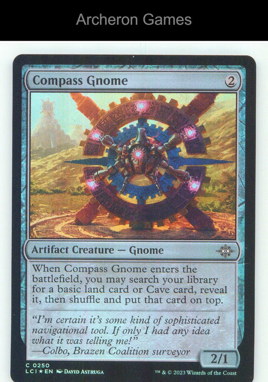 Compass Gnome LCI 250 C MTG Card NM/EX+ Foil