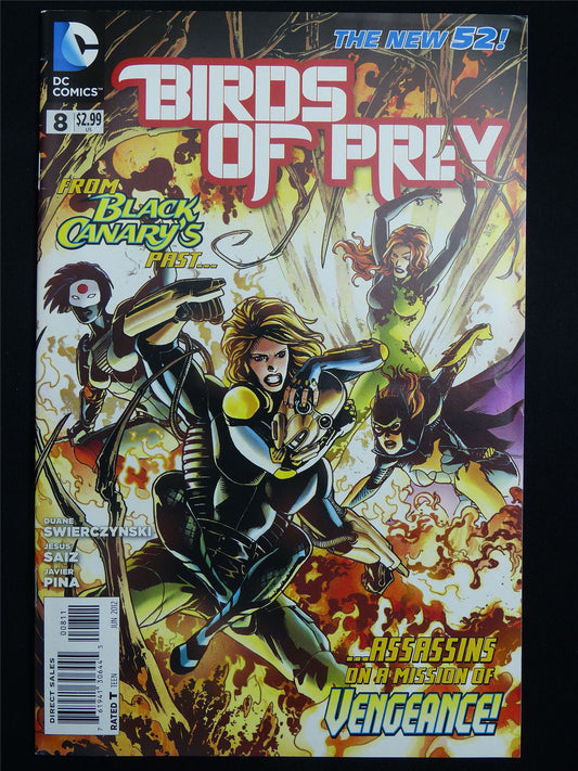 BIRDS of Prey #8 new 52! - DC Comic #343
