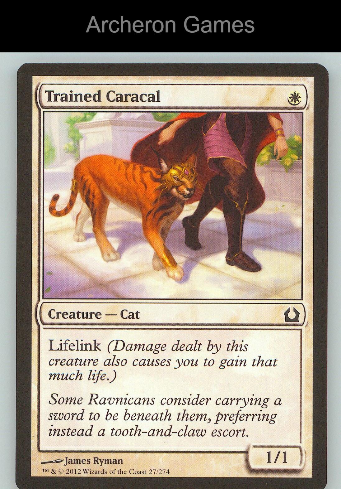 Trained Caracal RTR 27 C MTG Card NM/EX+