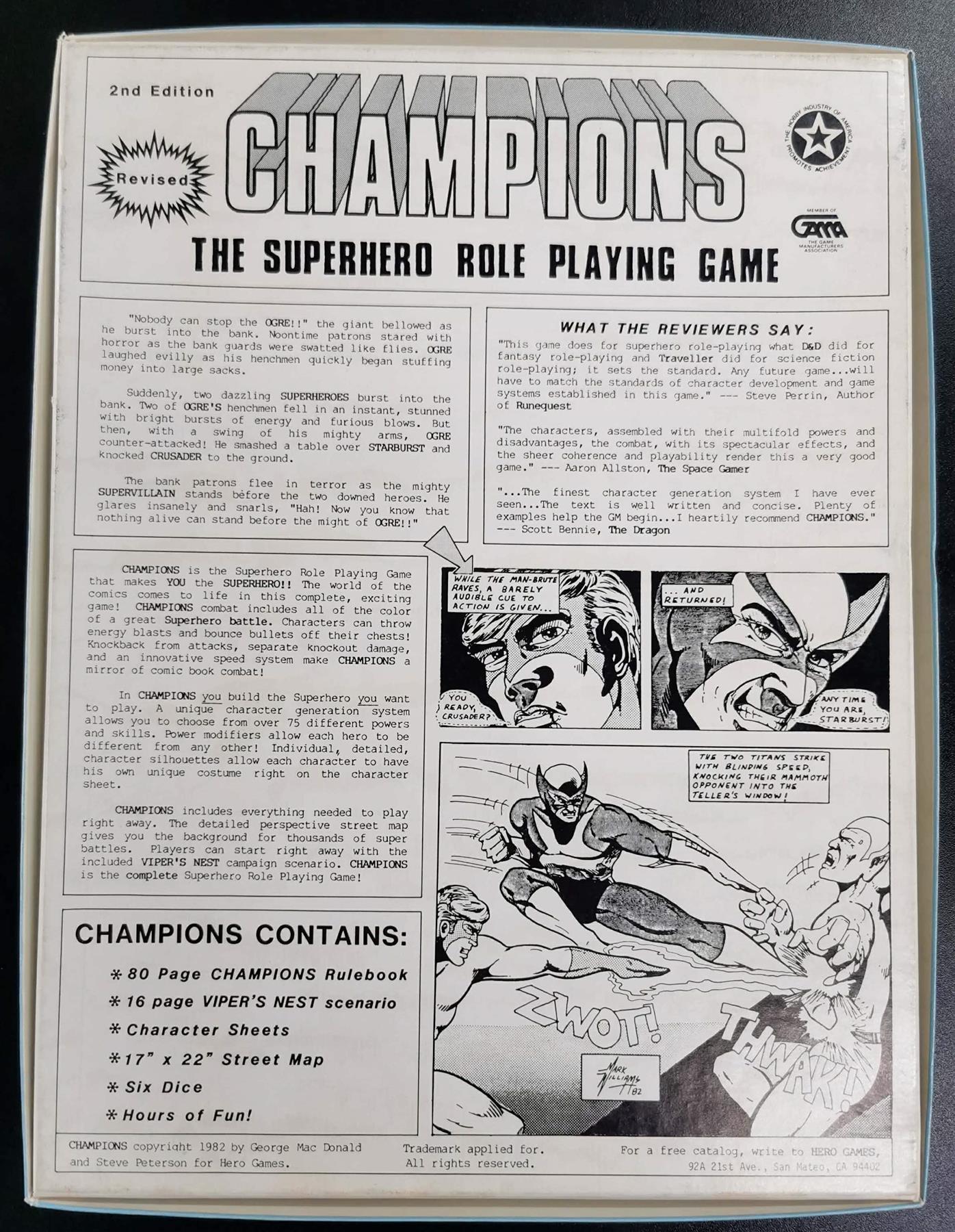 Champions Superhero Roleplaying Game 2nd Edition #1XM