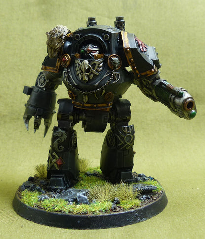 Forge World Contemptor Dreadnought painted - Space Wolves - Warhammer Horus Heresy #4XB
