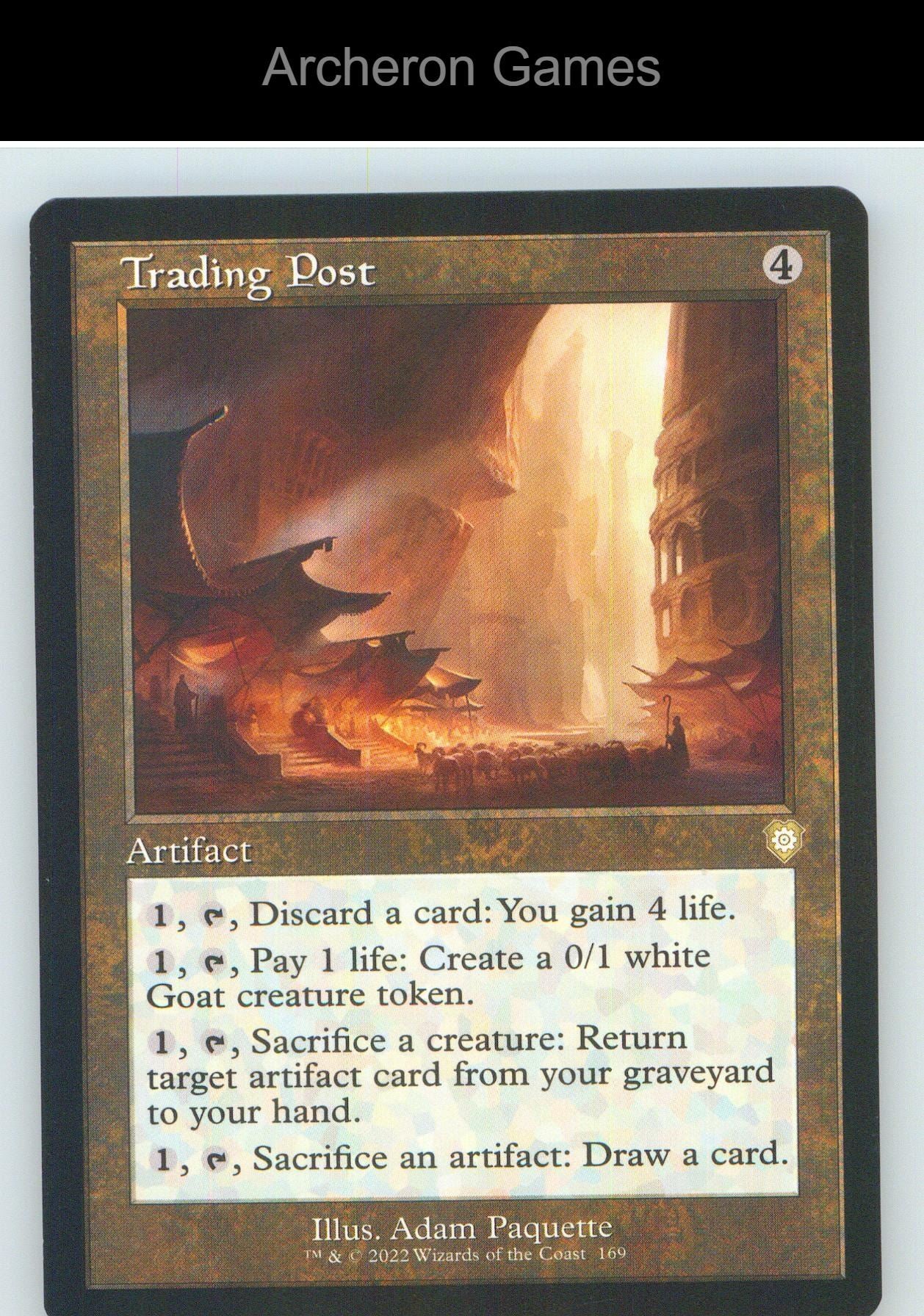 Trading Post (Retro Frame) BRC 169 R MTG Card NM/EX+