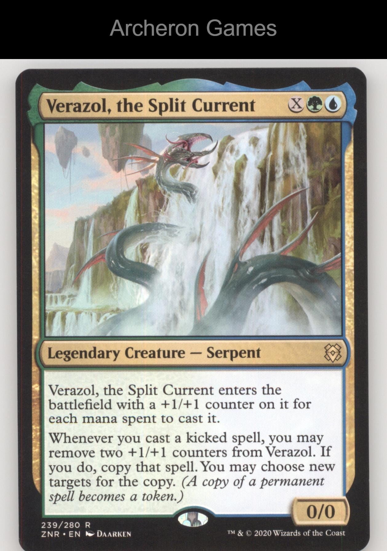 Verazol, the Split Current 239 R MTG Card Zendikar Rising