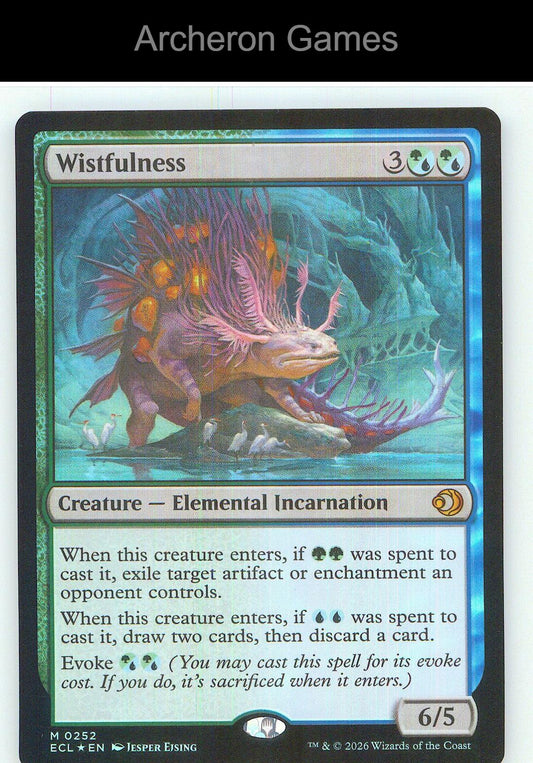 Wistfulness ECL 252 Mythic MTG Card NM/EX+ FOIL