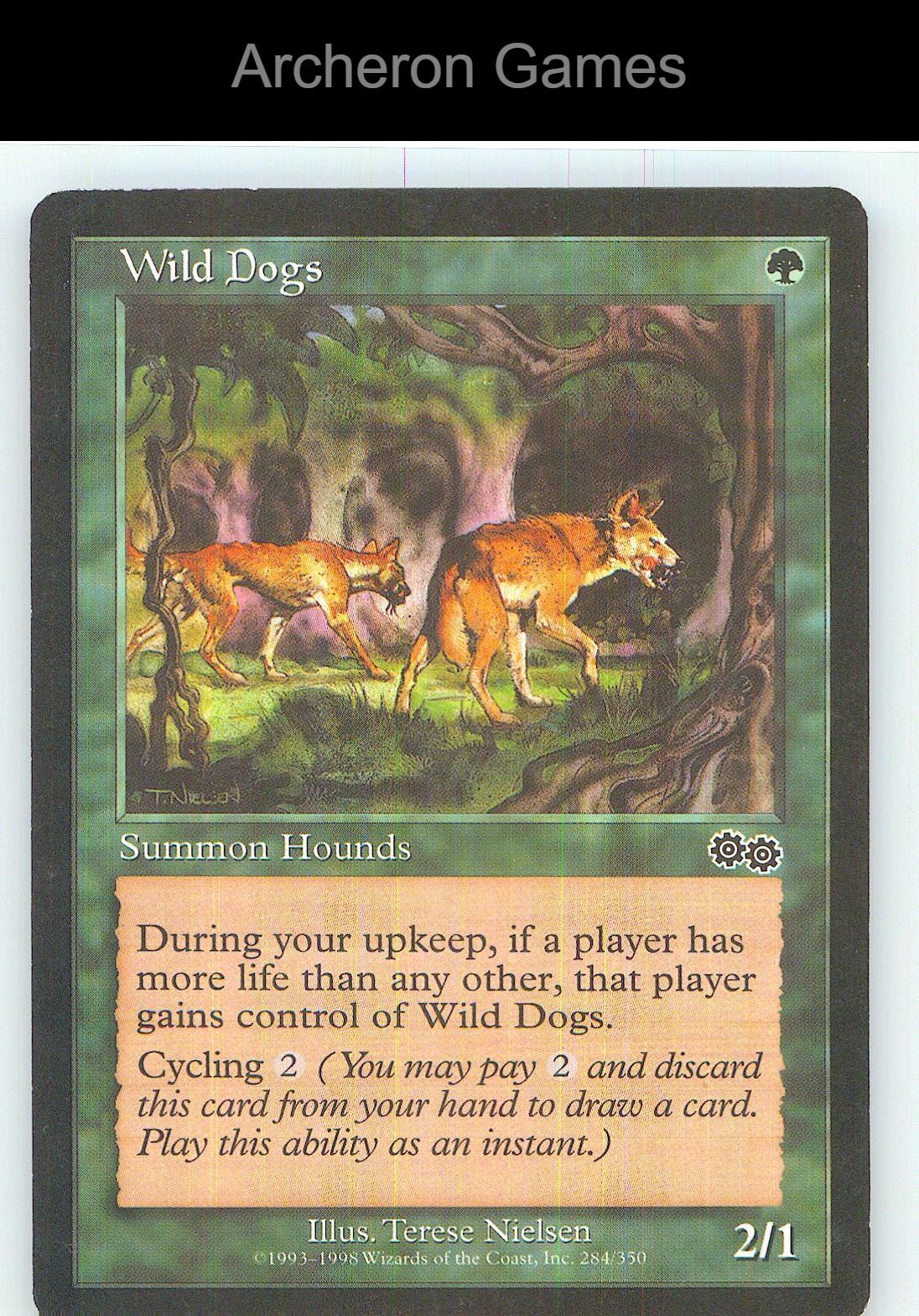 Wild Dogs USG 284 C MTG Card NM/EX+
