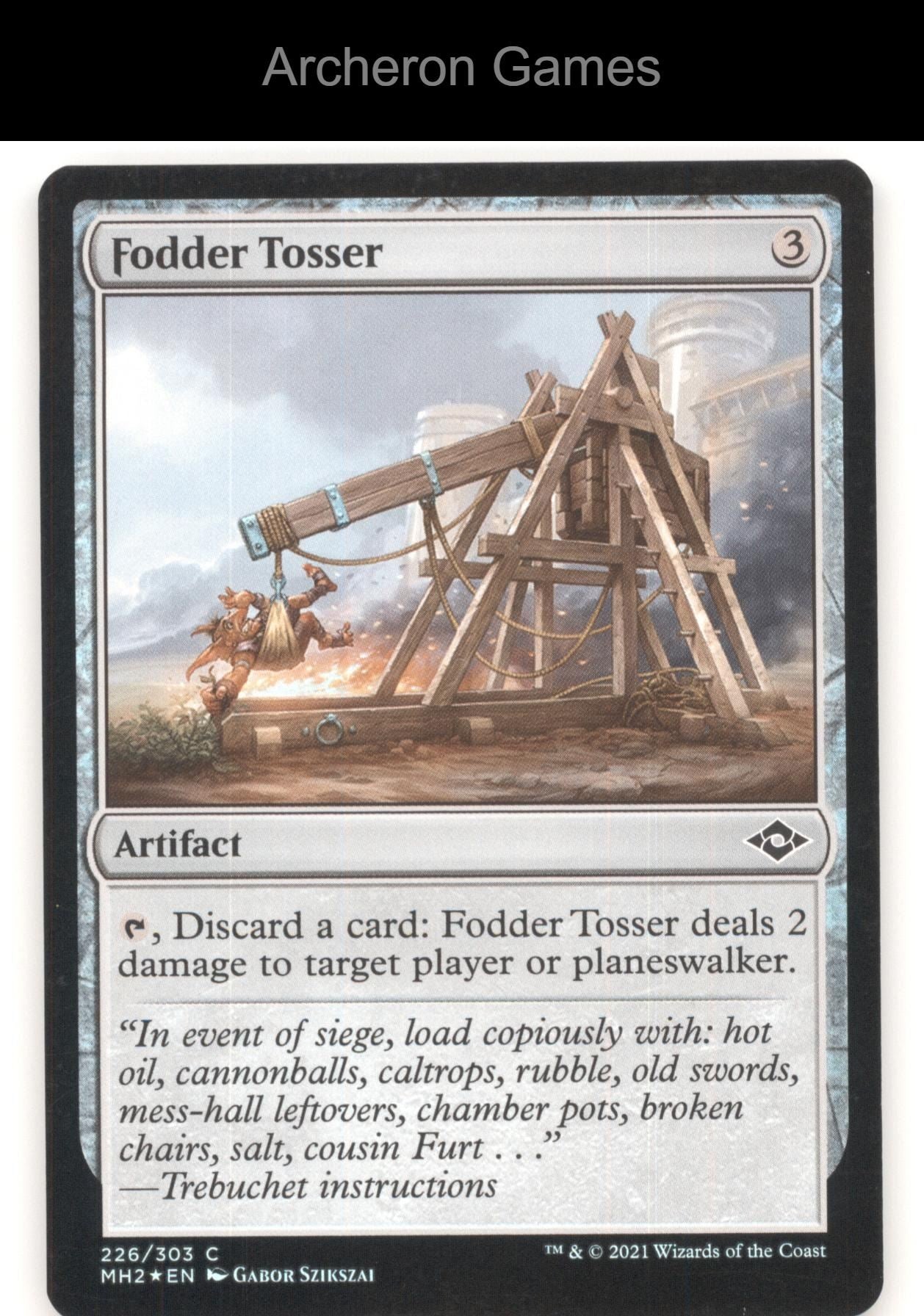 Fodder Tosser 226 C MTG Card Modern Horizons 2