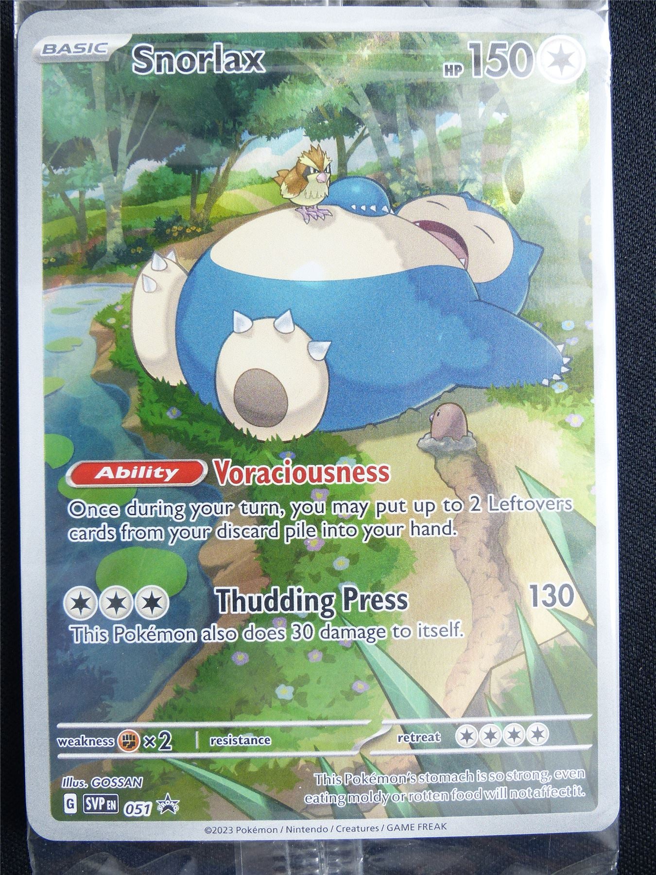 Snorlax 051 Promo Foil sealed - Pokemon Card #4W