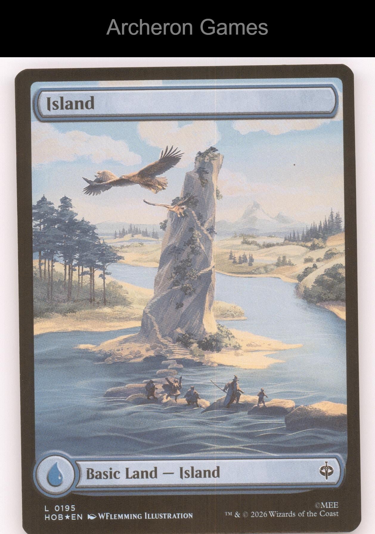 Island (0195) HOB 195 Land MTG Card The Hobbit