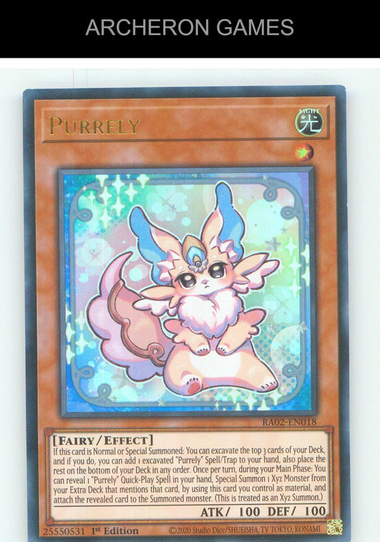 Purrely (UR) UR YUGIOH Card 1st Edition