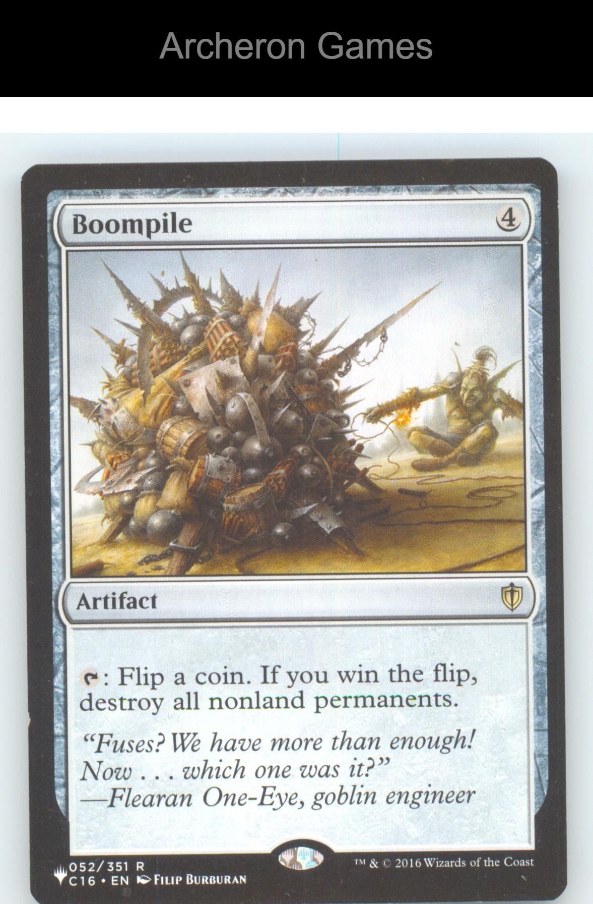 Boompile C16 52 R MTG Card NM/EX+
