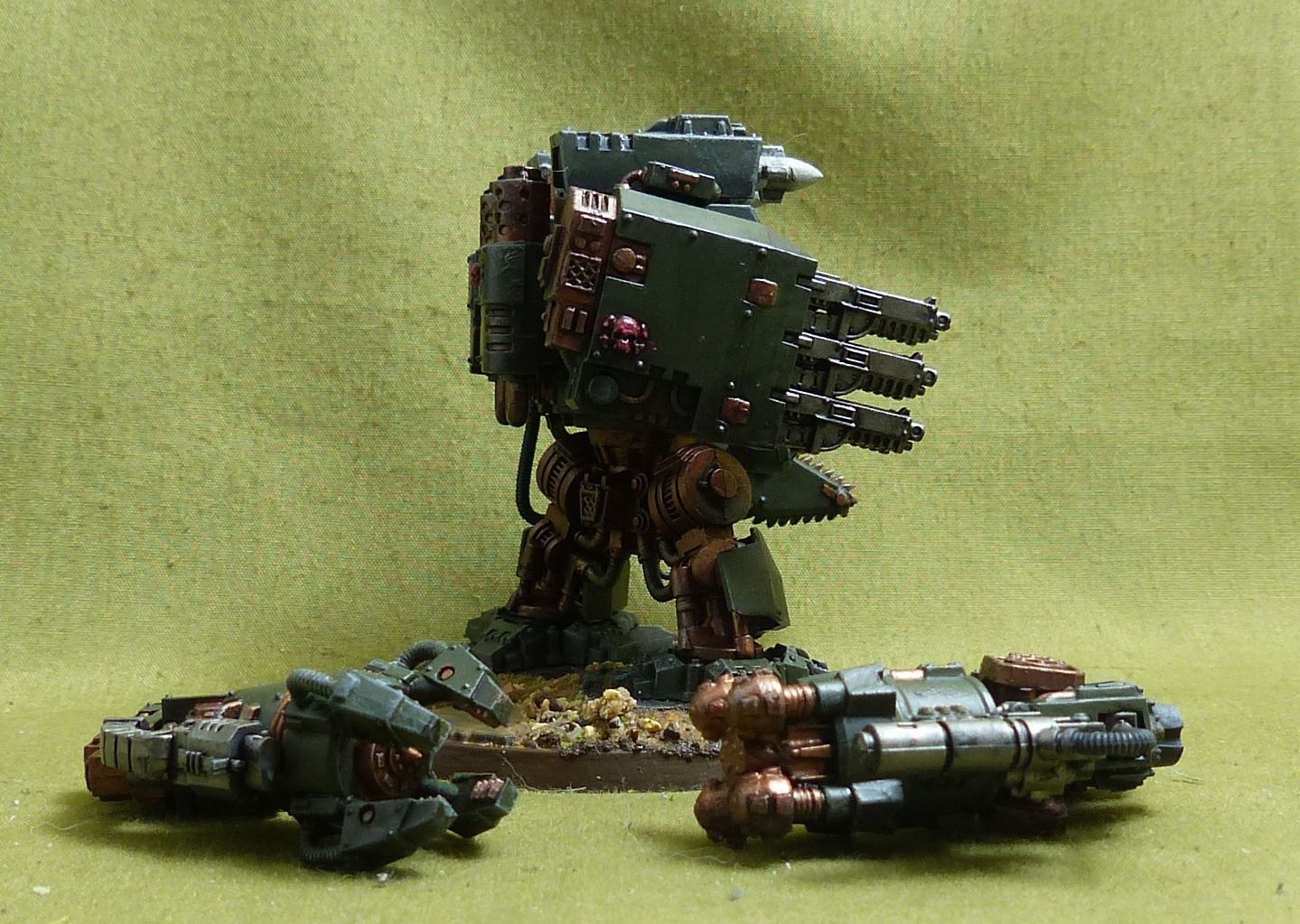 Ironclad Dreadnought & weapon options painted - Space Marines - Warhammer 40K #2NR