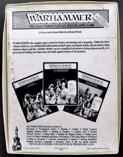 Warhammer: The Mass Combat Fantasy Role Playing Game - Vintage Box set