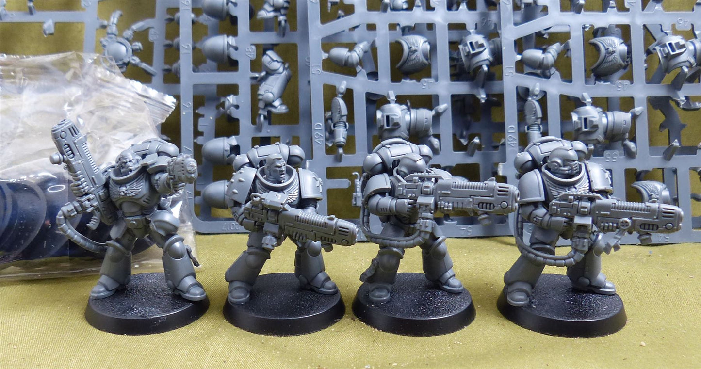 Hellblaster Squad part-built Sprue set of 8 - Space Marines - Warhammer 40K #5ZN