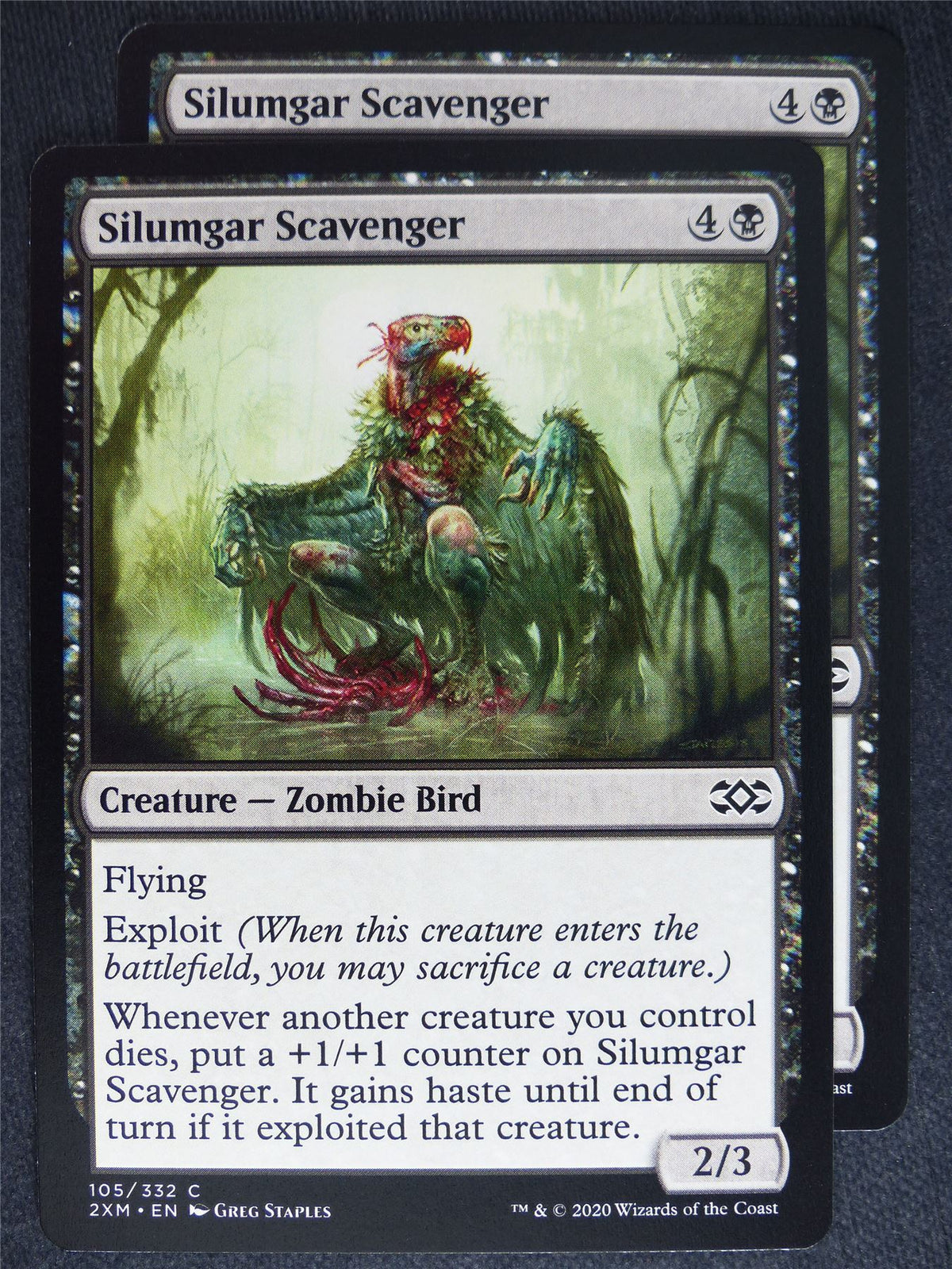 Silumgar Scavenger x2 - Double Masters - Mtg Magic Cards #6Y