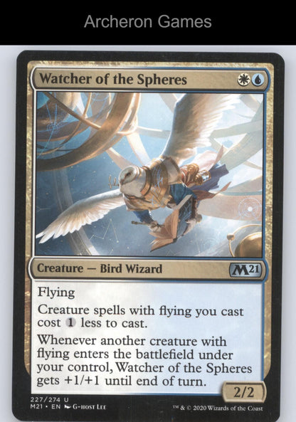 Watcher of the Spheres 227 UC MTG Card Core Set 2021