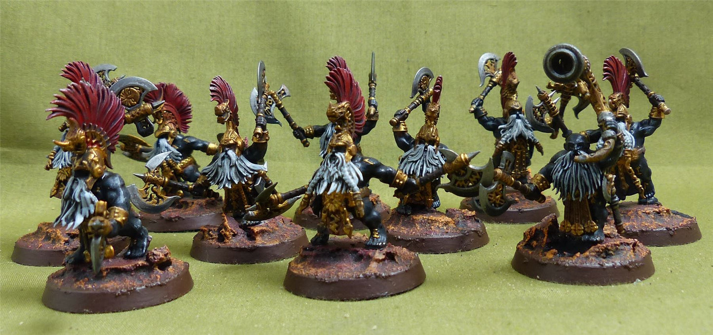 Vulkite Berzerkers painted - Fyreslayers - Warhammer AoS #1O3