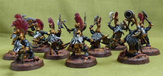 Vulkite Berzerkers painted - Fyreslayers - Warhammer AoS #1O3