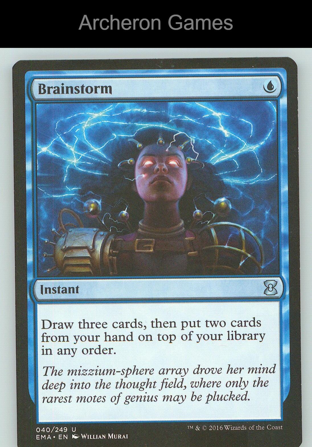 Brainstorm EMA 40 UC MTG Card NM/EX+