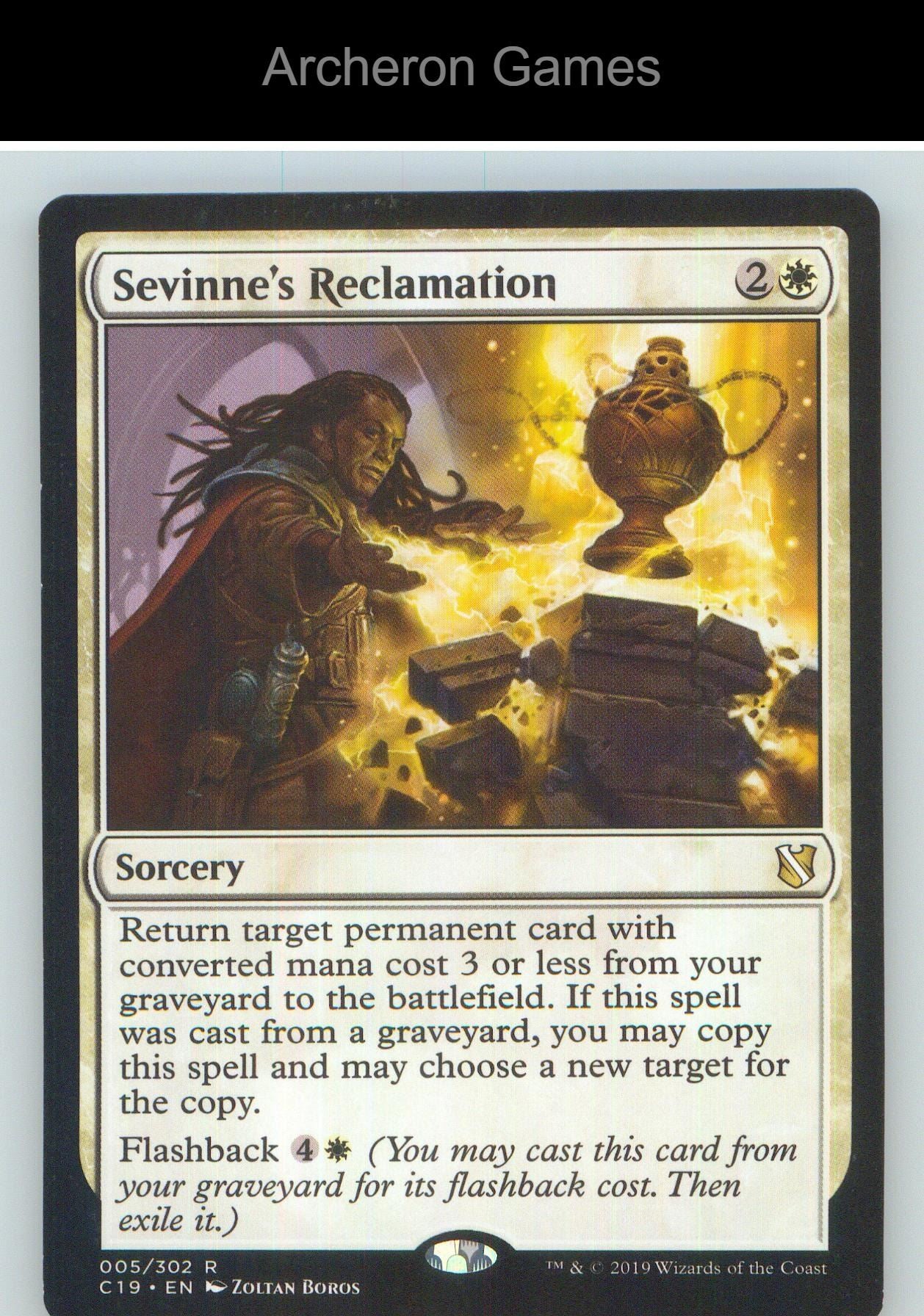 Sevinne's Reclamation C19 5 R MTG Card NM/EX+